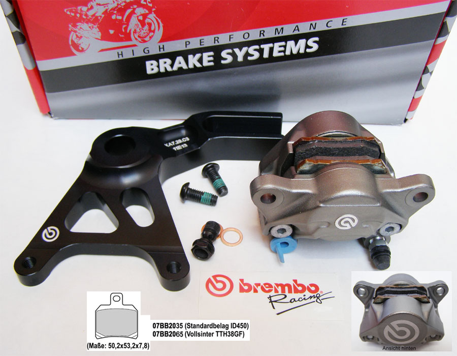 Caliper Brembo P2 34, rear CBR 1000RR '08-