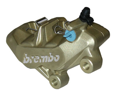 Brembo Caliper P4 34/34, gold, right side
