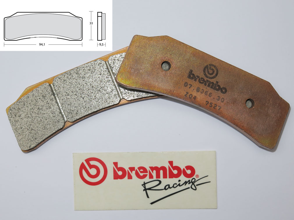 Brembo Racing-Bremsbeläge Z04, vorne, 07B36630