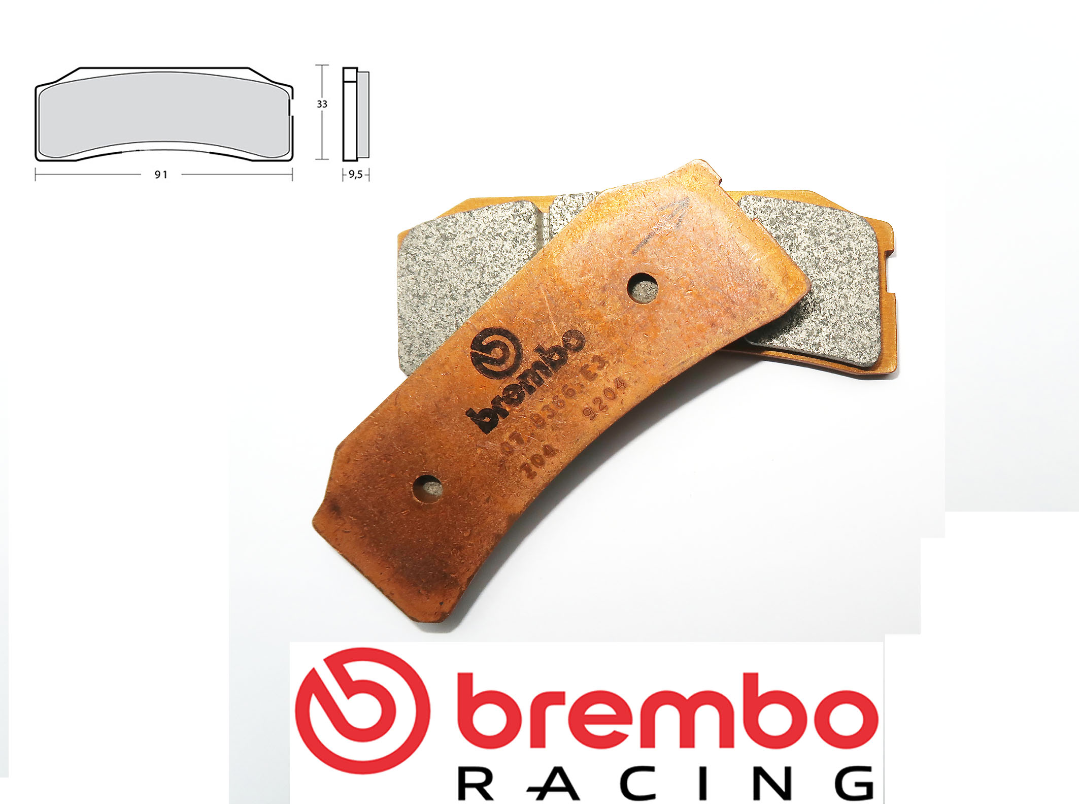Brembo Racing-Bremsbeläge Z04, vorne, 07B366E3E4