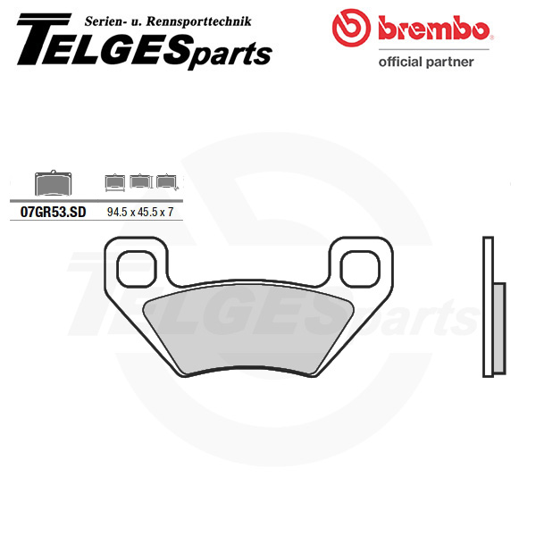 07GR53SD Brembo Bremsbelag - SD Sinter Off-Road