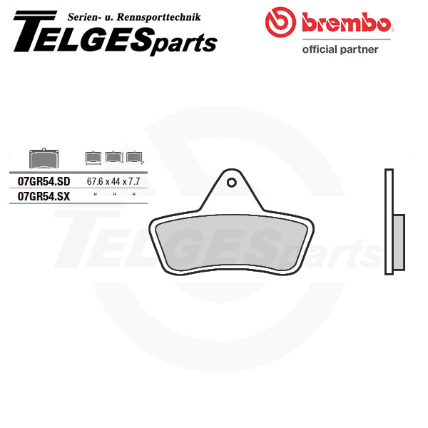 07GR54SD Brembo Brake Pad - SD Sinter Off-Road