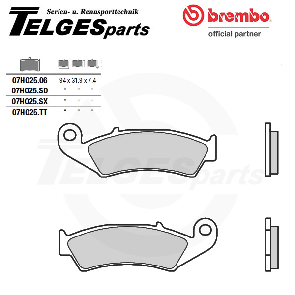 07HO2506 Brembo Bremsbelag - CC Carbon Ceramic Road