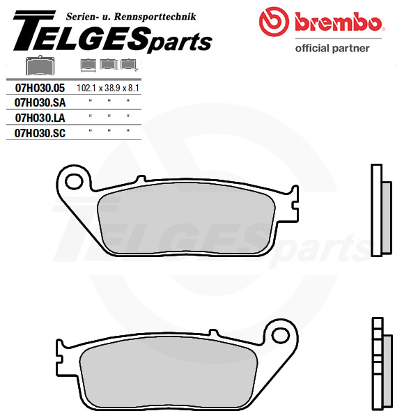 07HO30SR Brembo Brake Pad - SC Sinter Race (new: 07HO30SR)