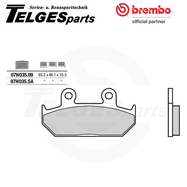 07HO3509 Brembo Bremsbelag - CC Carbon Ceramic Road