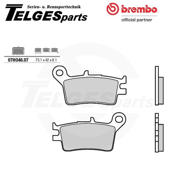 07HO4607 Brembo Brake Pad - CC Carbon Ceramic Road