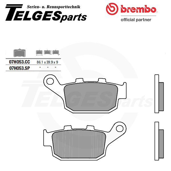 07HO53CC Brembo Brake Pad - CC Carbon Ceramic Road