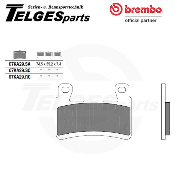 07KA29RC Brembo Bremsbelag - RC Carbon Race