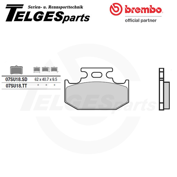 07SU18SD Brembo Brake Pad - SD Sinter Off-Road