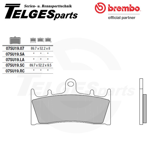 07SU1907 Brembo Bremsbelag - CC Carbon Ceramic Road