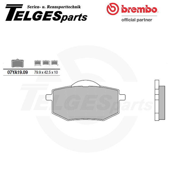 07YA1909 Brembo Brake Pad - CC Carbon Ceramic Road