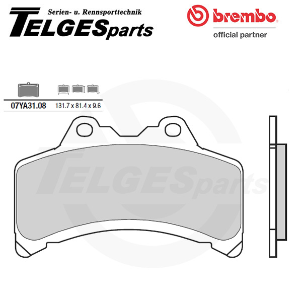 07YA3108 Brembo Bremsbelag - CC Carbon Ceramic Road