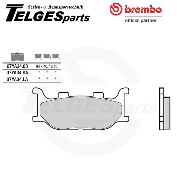 07YA3408 Brembo Bremsbelag - CC Carbon Ceramic Road