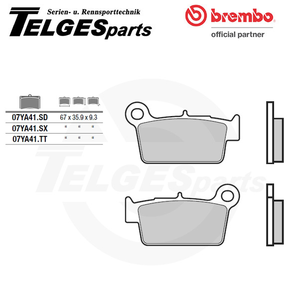 07YA41SD Brembo Brake Pad - SD Sinter Off-Road