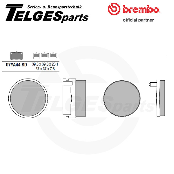 07YA44SD Brembo Bremsbelag - SD Sinter Off-Road