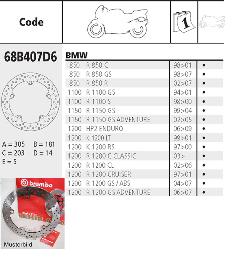 Brembo Brake Discs & Pads Full Set – Front & Rear – For BMW R 1100 GS / S