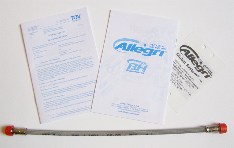 4GS0150T Global System Stahlflexbremsleitung, transparent